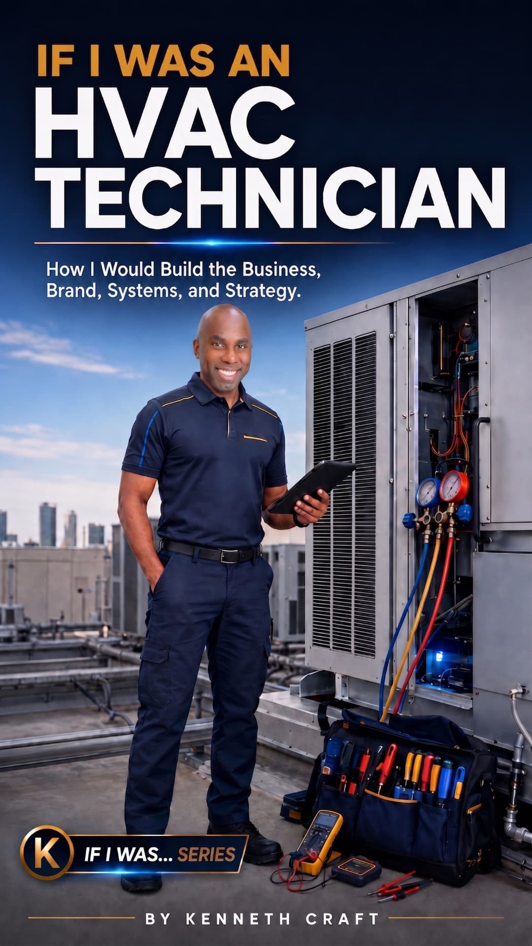Cover of If I Was an HVAC Technician business playbook